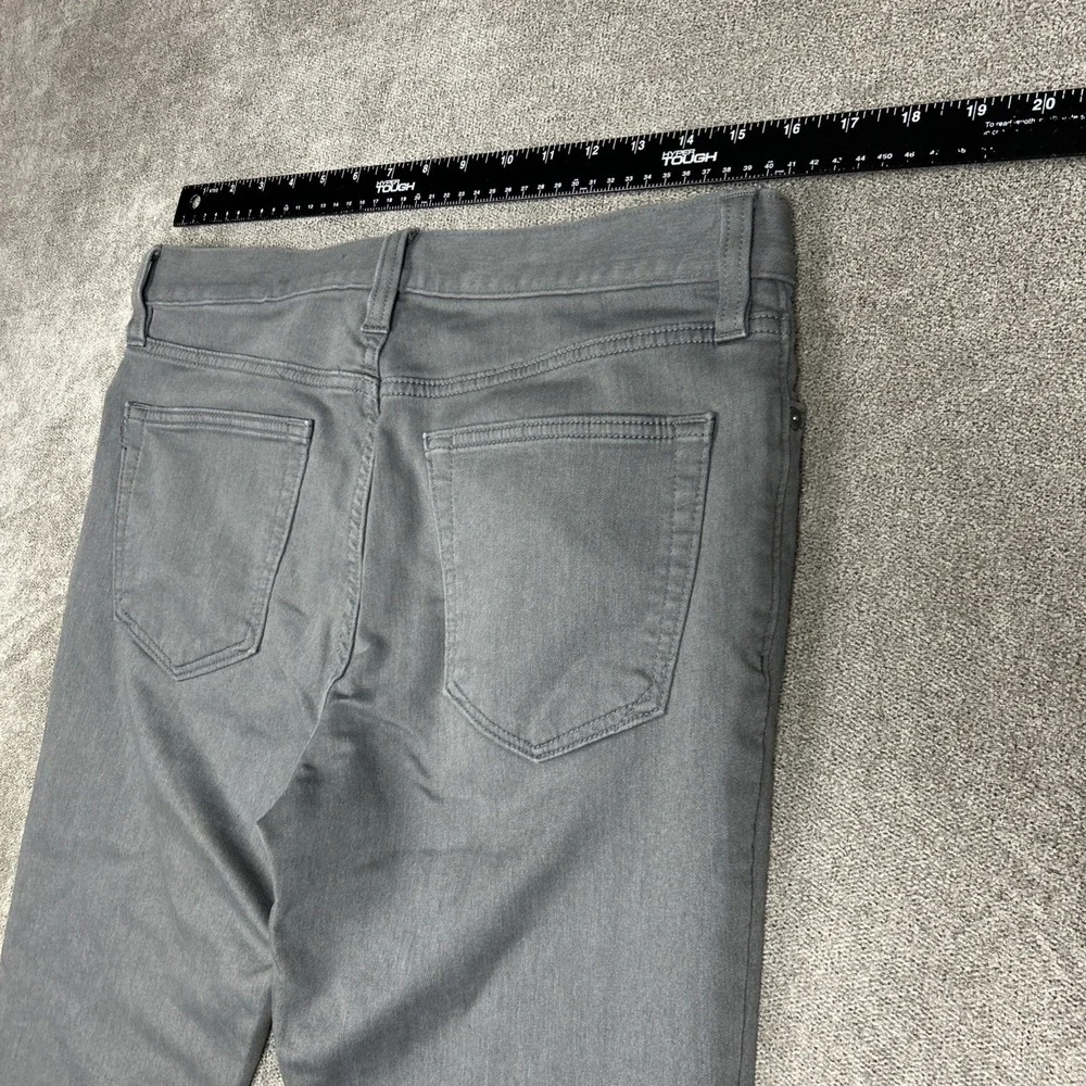 Banana Republic Traveler Jeans Mens 31x30 Slim Gray (Faded Black) Stretch Casual
